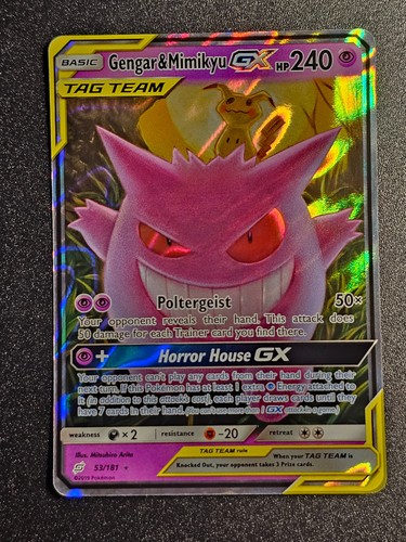 Pokemon TCG - Gengar & Mimikyu GX 53/181