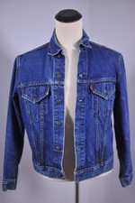 Vtg Levi's 70505 Denim Trucker Jean Jacket Made USA Men's 44
