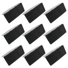 12pcs Black Plastic V Corner Edge Protectors for Cargo Pallet Carton Loading