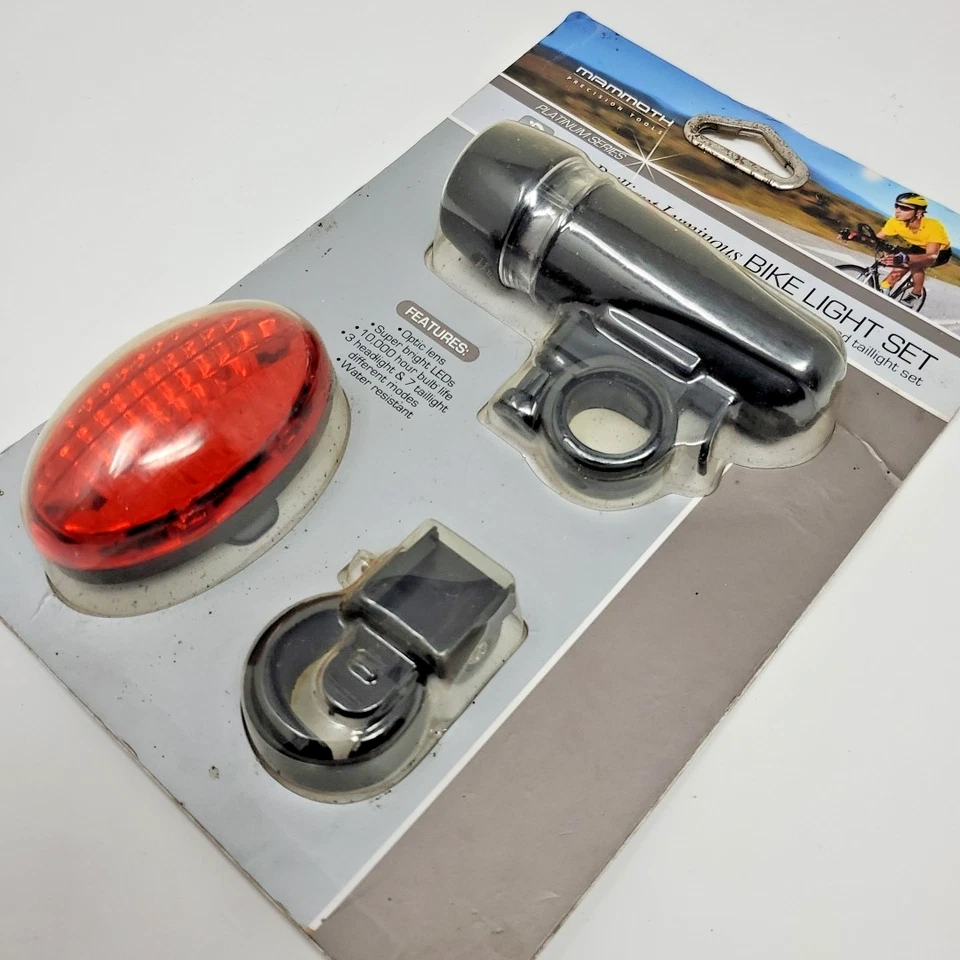 MAMMOTH PRECISION TOOLS Platinum Tools Brillante Luminoso Juego de Luces para Bicicleta Foto 3 de 4