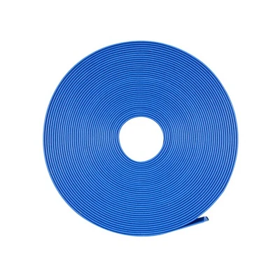 Schrumpfschlauch 17 mm flache Breite 2: 1 Schrumpfschlauch Kabelhülse 5 m blau - Bild 1 von 4