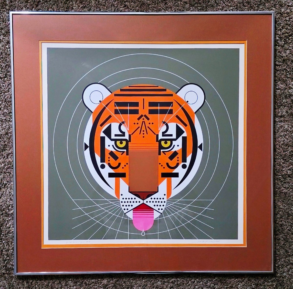 Cool Carnivore Serigraph Charles Harper Framed and Signed | eBay