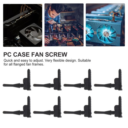 20 PCS Radiator Fan Glue Nail Anti Vibration Mounting Screws Cpu Rubber - Afbeelding 11 van 12