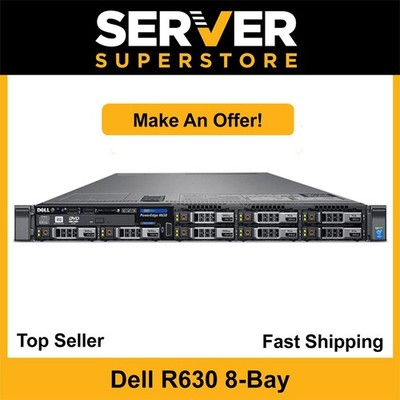 Dell PowerEdge R630 Server 2x E5-2680 V3 = 24 Cores H730 128GB RAM 2x 600GB SAS