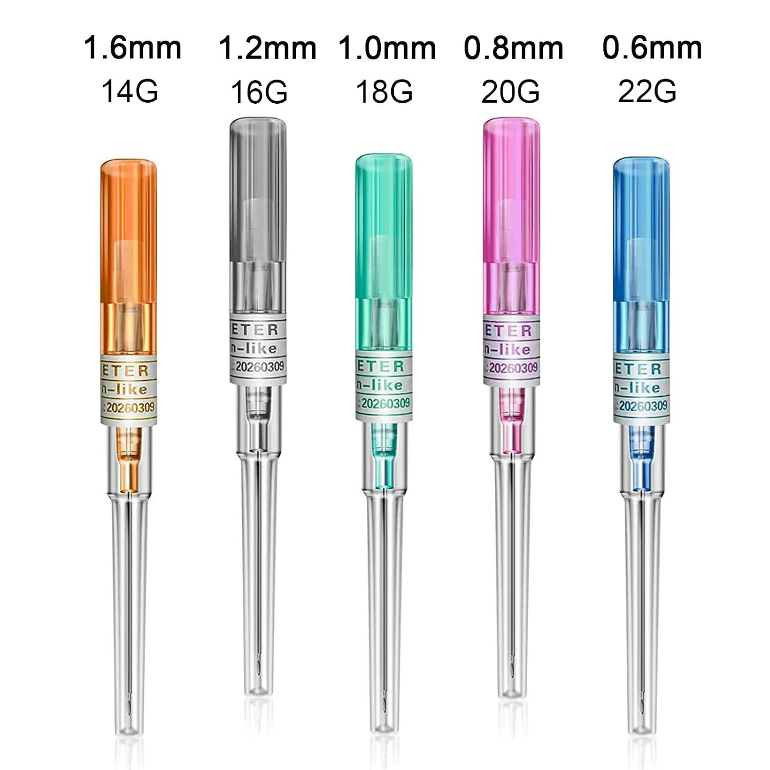 Catheter Piercing Needles 10PCS 16G Hollow Tubes for Body Jewelry | 16 Gauge - second product detail image