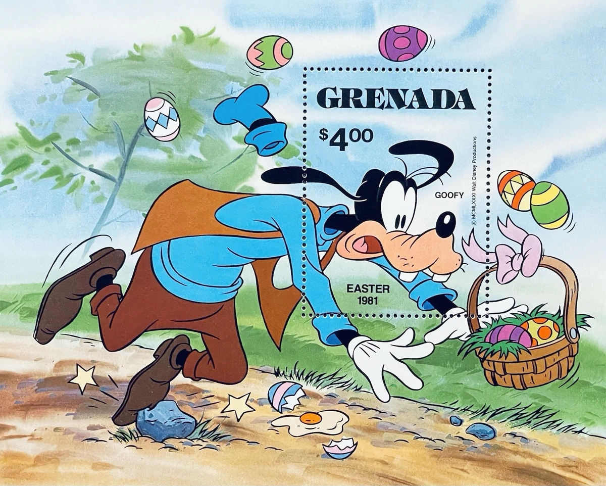 Disney Animation & Cartoon Postal 1981-1990 Year of Issue Stamps