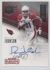2016 Panini Contenders NFL Ink David Johnson #3 Auto s3g