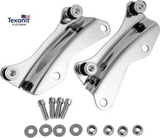 Chrome 4 Point Docking Hardware Kit Compatible With 2014-up Harley Davidson Tour