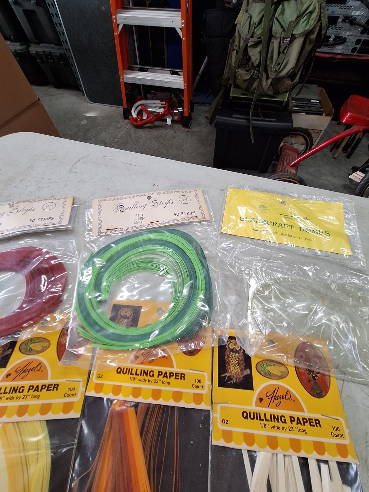 HUGE Vtg LOT 1970s Quilling  Paper, Tool 