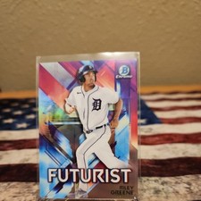 Riley Greene 2021 Bowman Chrome Futurist Insert #FUT-RG Detroit Tigers