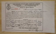 TUSCANIA & SCYTHIA (Cunard & Anchor) 1929