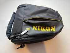 Nikon Black Soft Protective Camera Case Pouch with Long Front for Camera  Lens