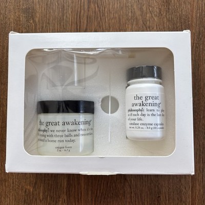 Philosophy The Great Awakening Facial In Home Peel Exfoliates Imperfect Box NEW