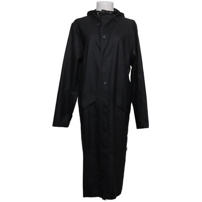 Rains, Regenmantel, Damen, Größe: S, Long Jacket, Schwarz #Xip