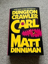 Matt Dinniman SIGNED Dungeon Crawler Carl Hardback Book 1 ACE US First Edition