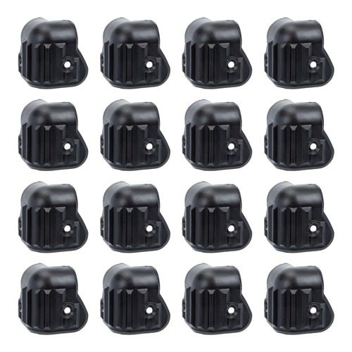 16Pcs Black Anti-collision Corner Protectors for Speaker Safety
