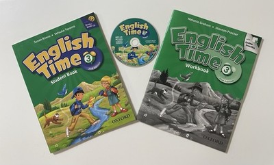 ENGLISH TIME LEVEL 3  TEXTBOOK AND WORKBOOK INCLOUDING FULL CLASS MP3 AUDIO CD