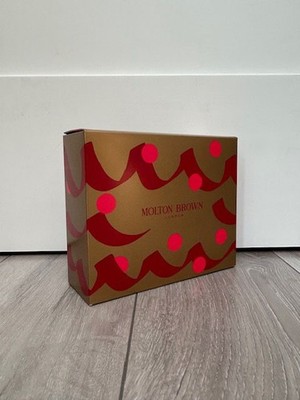 MOLTON BROWN LOGO MEDIUM LTD EDT GOLD & ROT GESCHENKBOX WEIHNACHTEN
