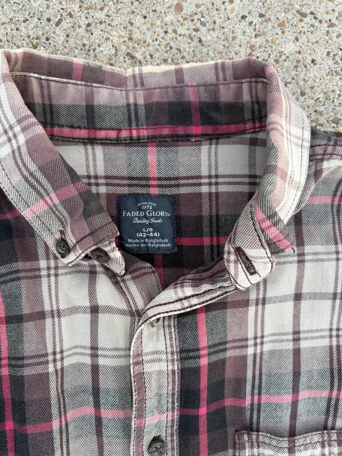 Flannel Bundle Size Large (5) Button Ups - image 8