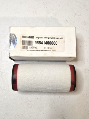 NEW Genuine Becker Originals Vacuum Pump Oil Mist Filter 96541400000 Open Box