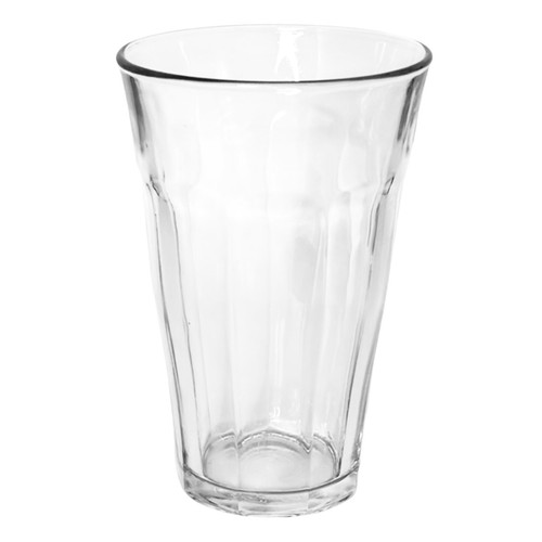 Vintage Duralex France PICARDIE CLEAR Multisided Panels 12 OZ Iced Tea Glass EUC - Picture 2 of 5