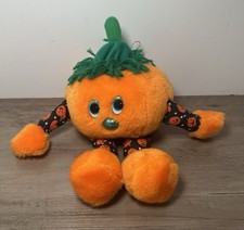 Vintage Plush 10 Halloween Anthropomorphic Pumpkin