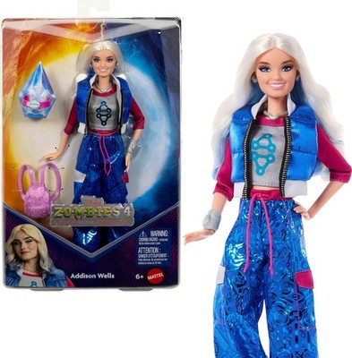 Mattel Disney Zombies 4 Addison Wells Modepuppe Zubehör Sammler JFG32