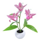 2pcs Table Lamp Lily Flower Pot Lamp Room Decorative Light Night Lamp Table Lamp