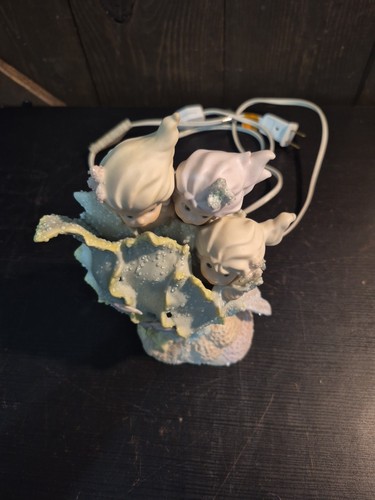 Daria Demetria Delphina 1995 ENESCO CORAL KINGDOM MERMAIDS LAMP RARE Vintage - Picture 7 of 9