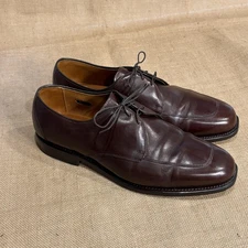 Allen Edmonds Burton Shoes Mens Size 10.5 3E Brown Leather Derby Dress Oxford