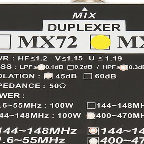 Kombiner antenowy VHF UHF HF krótka fala 3-pasmowa stacja tranzytowa kombiner duplex FY - Zdjęcie 16 z 24