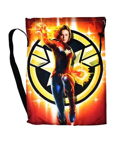 Captain Marvel Pillowcase Bag Trick Or Treat Halloween - Picture 1 of 2