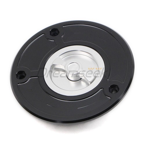 Fuel Gas Tank Cap Cover for Kawasaki Z750 Z1000 ER6N ZX14 Z800 Petrol Oil Guard - Picture 9 of 12