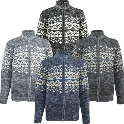 funnel neck cardigan mens