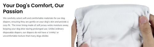 WEGNEECO 'Tan Cheetah' Female Dog Adjustable Diaper (L) - Picture 6 of 8