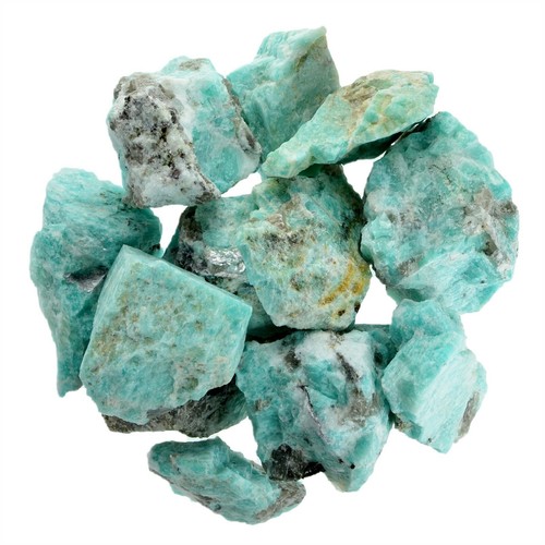 5 lb Amazonite Rough Stones - Craft Rocks Reiki Wire Wrapping Tumbling - 第 6/9 張圖片