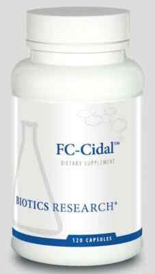 Biotics Research FC-Cidal 120 Caps Antimicrobial/Antiviral/Antifungal Exp 10/27