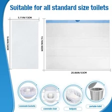 60 Pack Commode Liners With Absorbent Padslemon Scentbedside Commode Liners Di