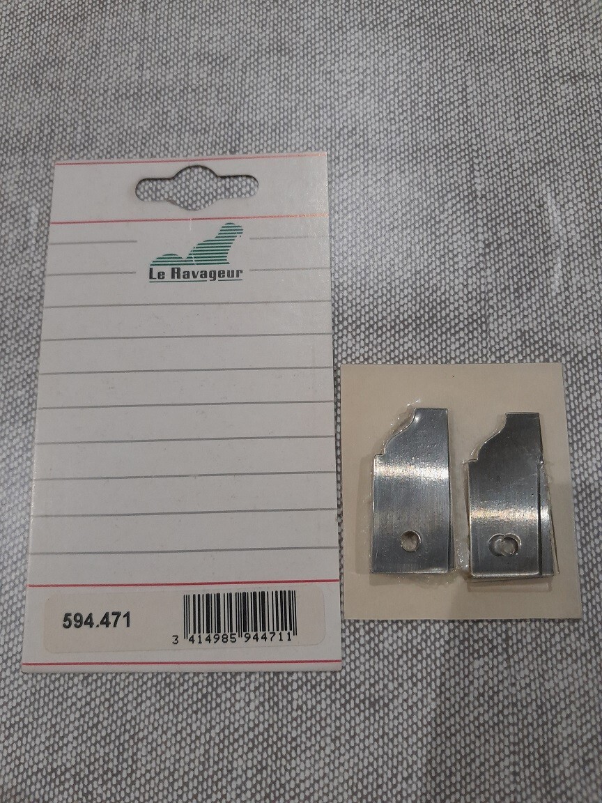 Lot De 2 Plaquettes Carbure 594.468 Pour Porte-outils Le Ravageur - Neuf