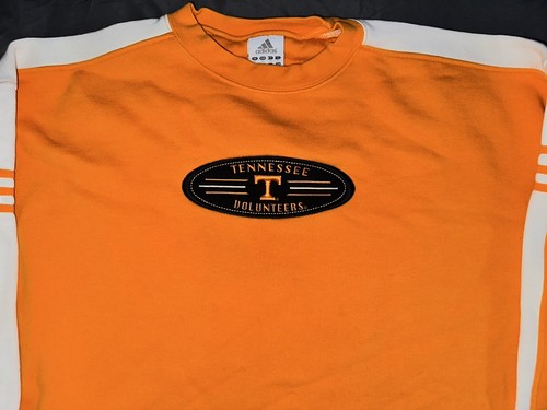 VTG Tennessee Volunteers Shirt Men XL Orange Pullover Sweatshirt Longsleeve - Picture 2 of 8