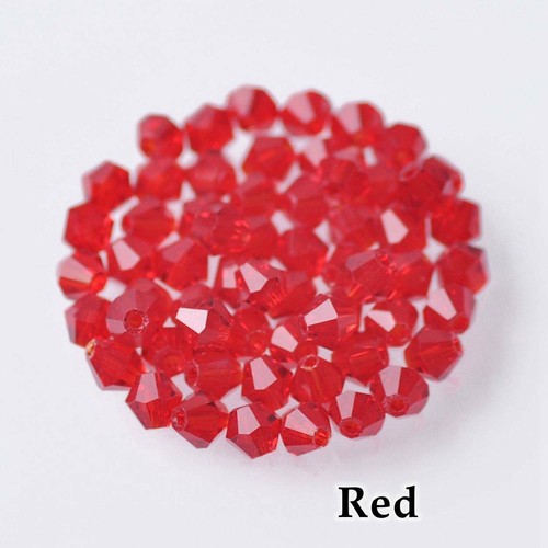 Wholesale 1000pcs 3mm Small Bicone Faceted Crystal Glass Loose Spacer Beads lot - Picture 32 of 83