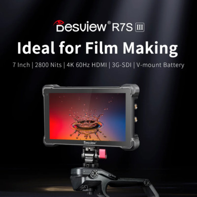 Desview R7SIII R7S III 7'' 2800nits Video Monitor 3G-SDI 4K HDMI for Cameras DSLR