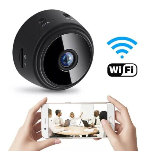 ✅ Mini Caméra Surveillance WiFi HD 1080 Micro Enregistre Sans Fil Noir Petite - Picture 4 of 8