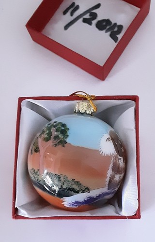 Blown Glass Ornament Koala Reverse HandPainted 3” Collectible Ball Christmas EUC - Picture 6 of 9