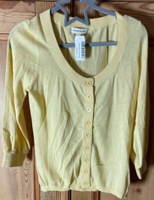 Repeat Cardigan Gelb (36) |Neu