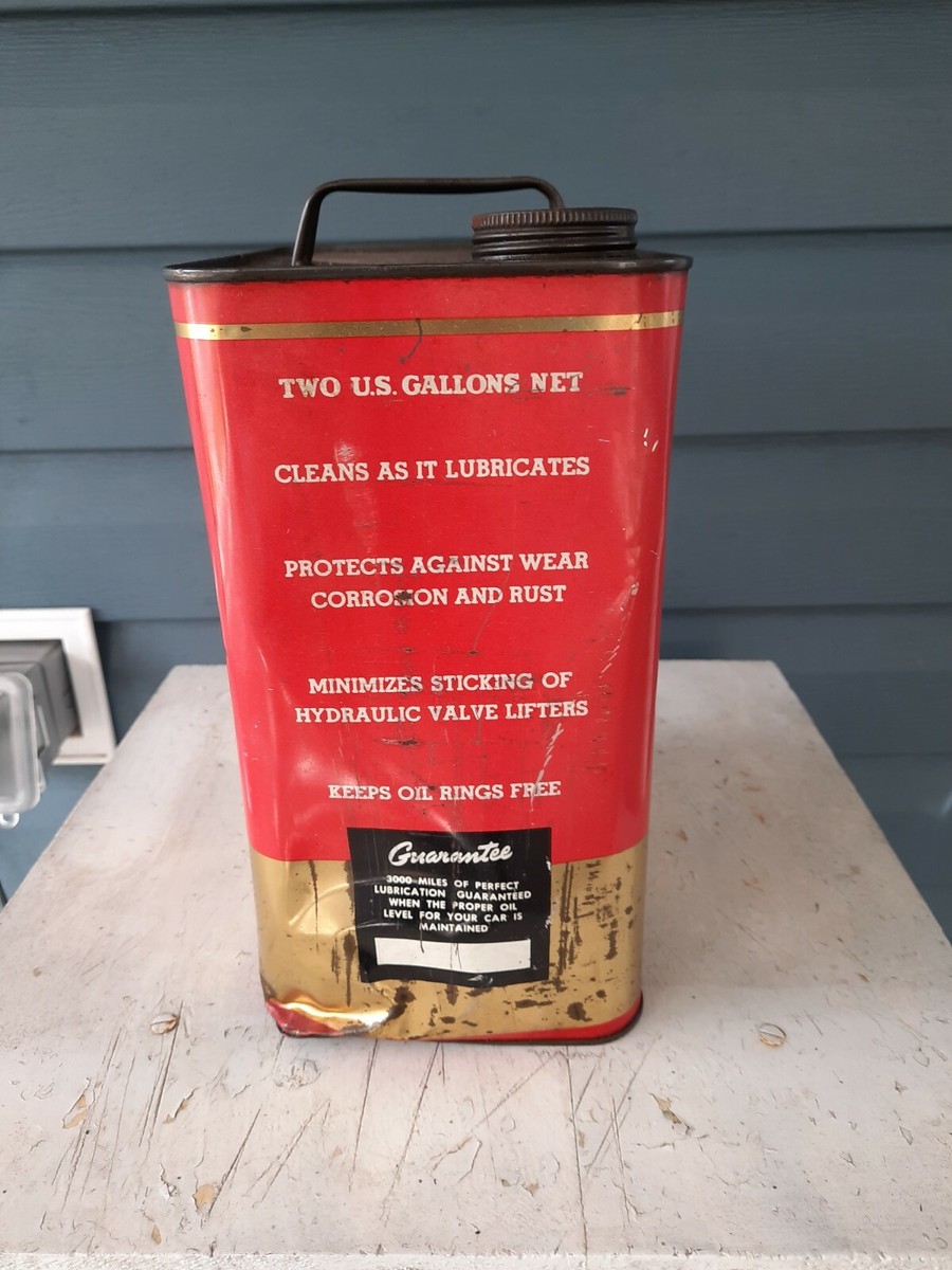 Rare Vintage A PENN HEAVY DUTY 3000 MILES MOTOR OIL 2 Gallon