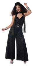 Adult Let's Dance Disco Jumpsuit 70s Costume