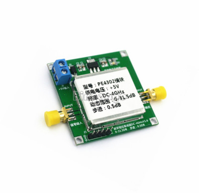 PE4302 Digital RF Step Attenuator Module High Linearity 0.5dB 50-ohm RF DSA