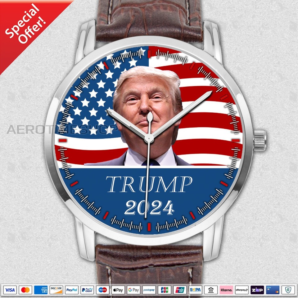 Donald Trump 2024 Custom Quartz Analog Wrist Watch for Men Women DT4 | eBay