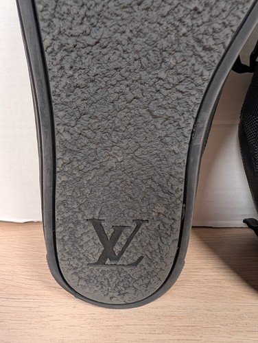 Louis Vuitton Black Damier Zippered Lace-up Shoes Low Sneakers Men's 9 UK/10 US - Picture 18 of 20
